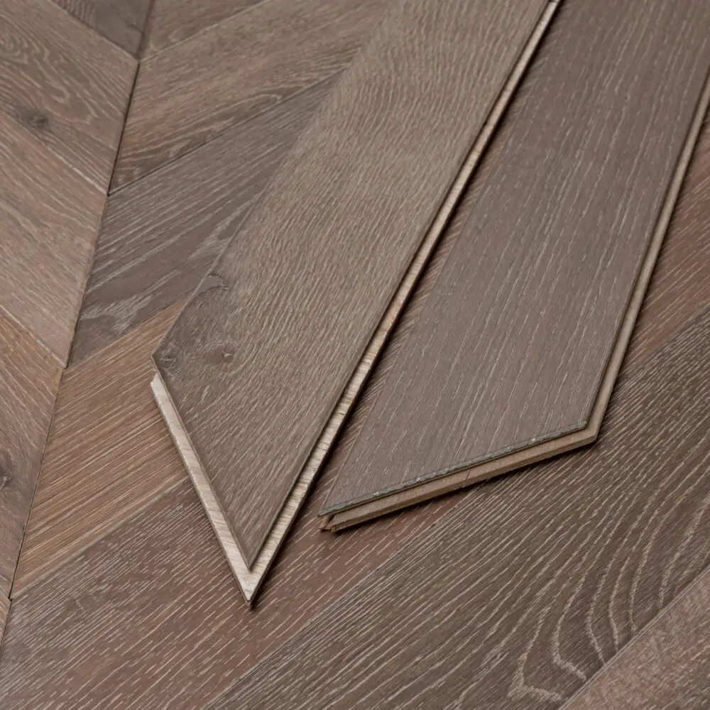 FMYTD Engineered Chevron Smoked Rock Grey, DIY Box