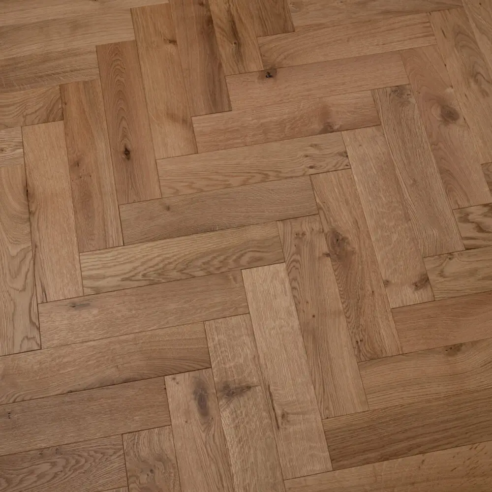 FMYTD Engineered Herringbone, Brushed UV Oiled - Image 3