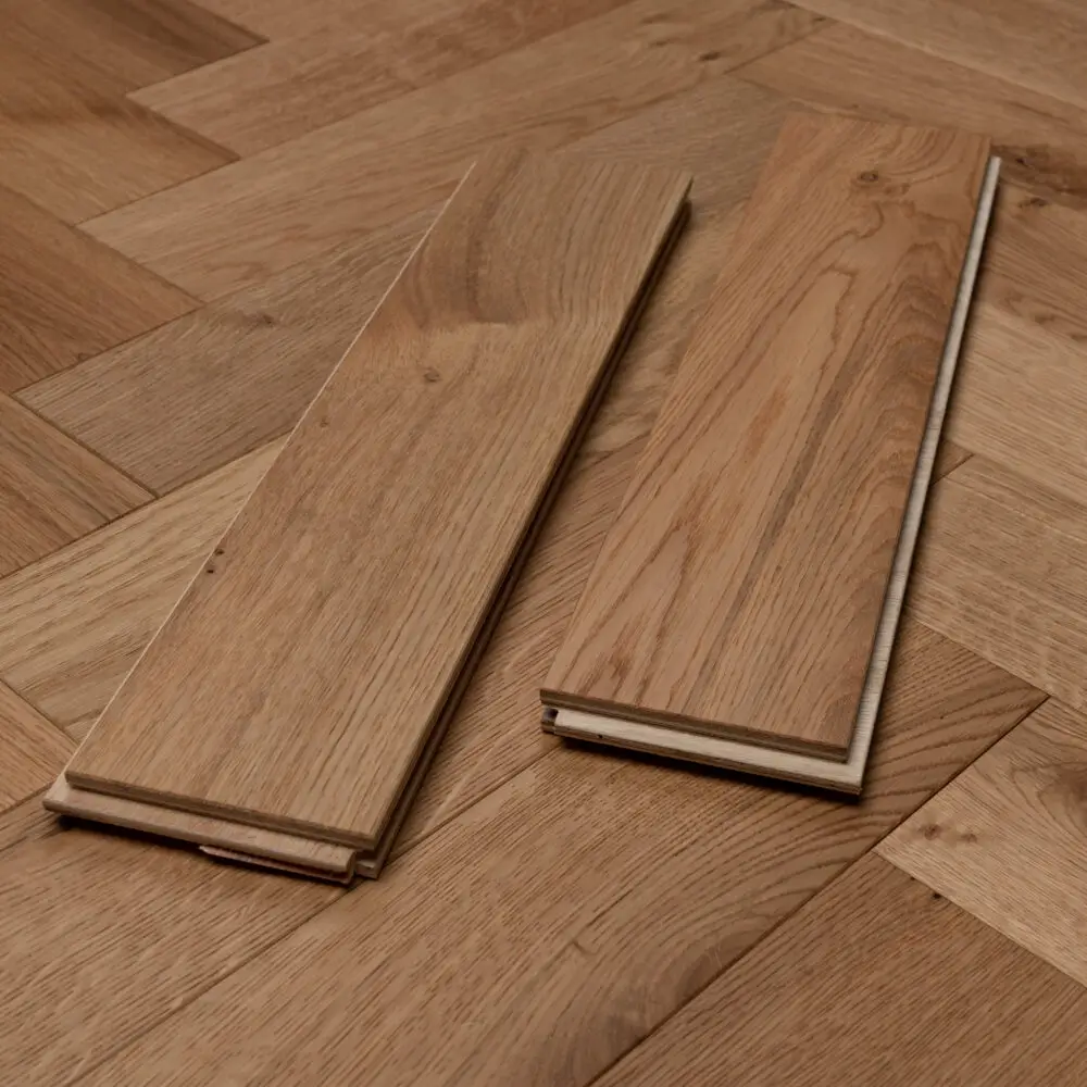 FMYTD Engineered Herringbone, Brushed UV Oiled - Image 4