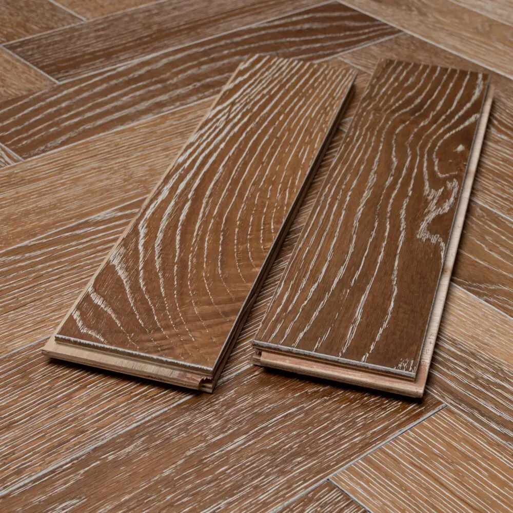 FMYTD Engineered Herringbone, Smoked White - Image 2