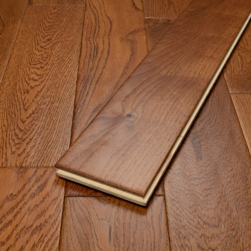 FMYTD Engineered Golden Handscraped