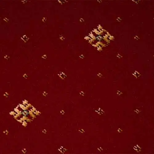 HC Axminster Prince Bishop - crown red