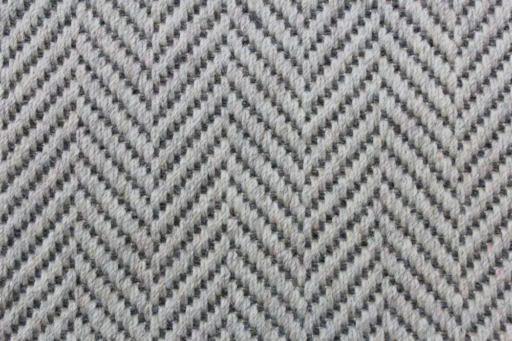 Monaco Herringbone Grey 2
