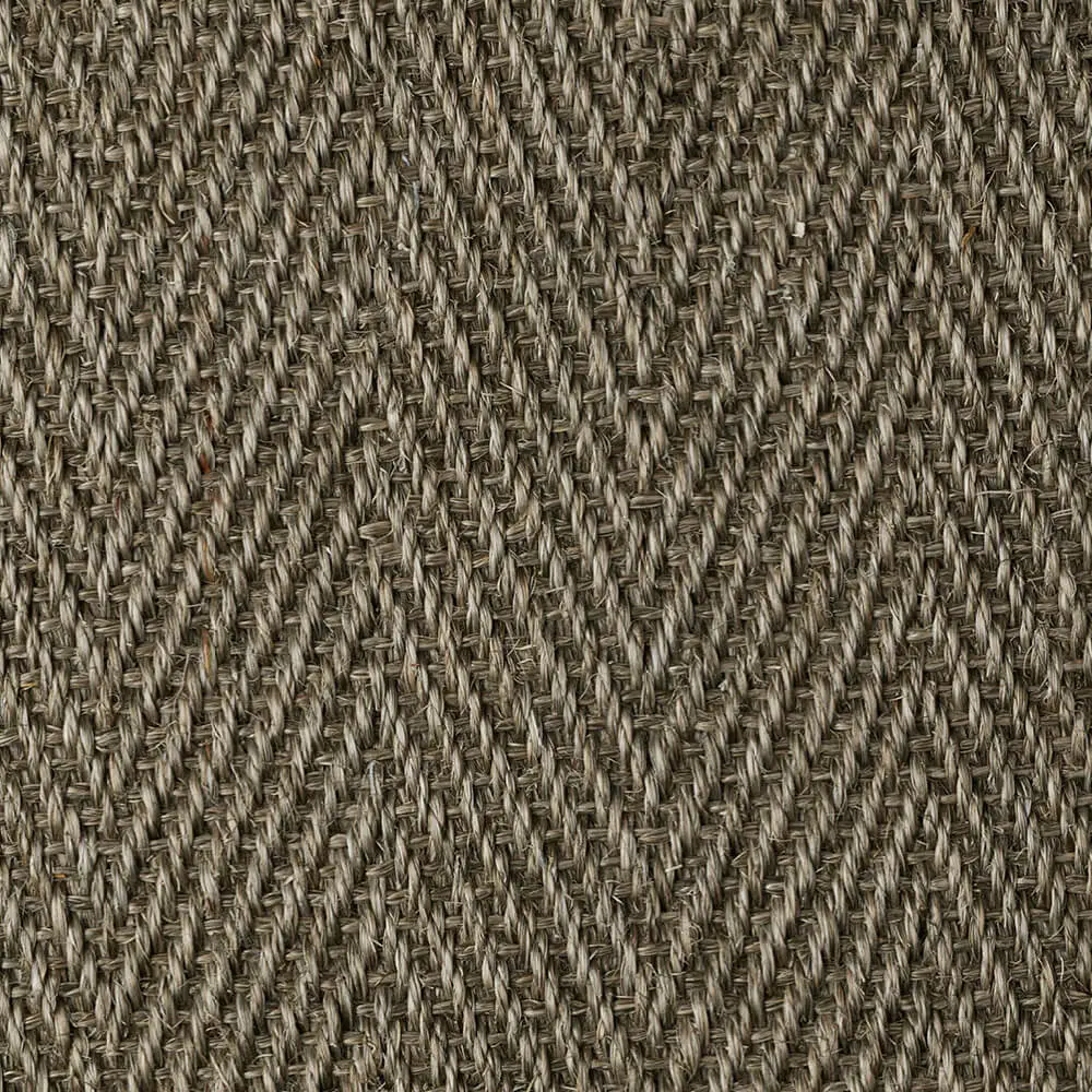 Kersaint Cobb Sisal Herringbone Gun Metal